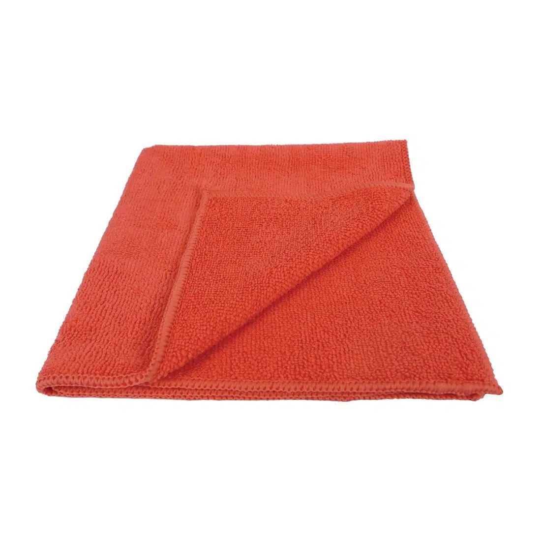Red Microfibre Cloths Large 10 Pack