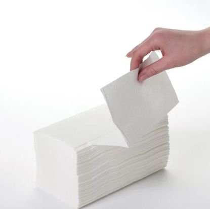 Z-Fold White Hand Towel 2ply x 3000