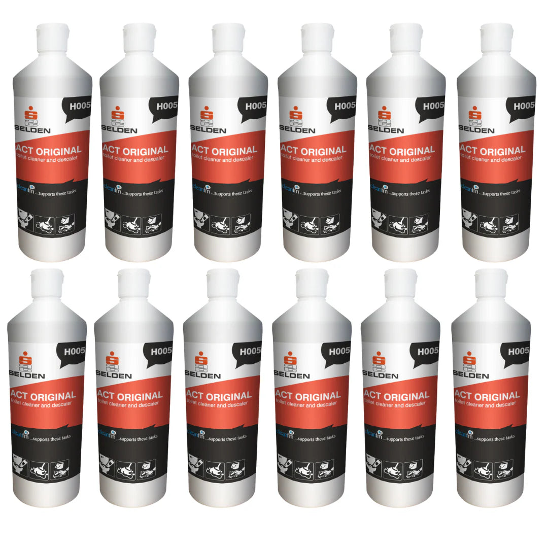 Selden Act Original Toilet Cleaner & Descaler 12 x 1L