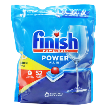 Finish A.I.O Powerball Tablets Lemon 52's
