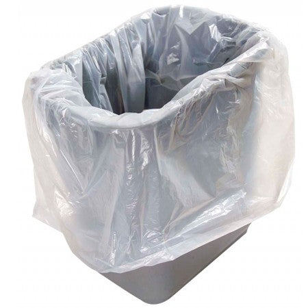 White Square Bin Liners Extra Heavy Duty 12" x 24" x 24" (case 500)