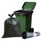 Black Wheelie Bin Liners 30" x 46" x 54" (case 100)