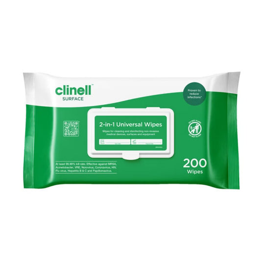 Clinell Universal Wipes – Pack 200