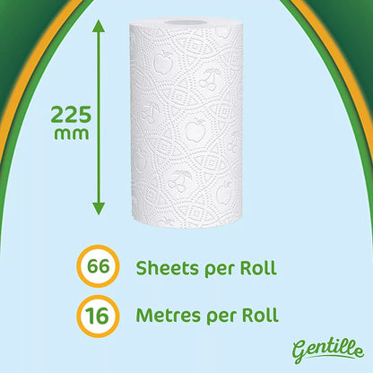Gentille Extra 3Ply Kitchen Rolls – Packs of 2