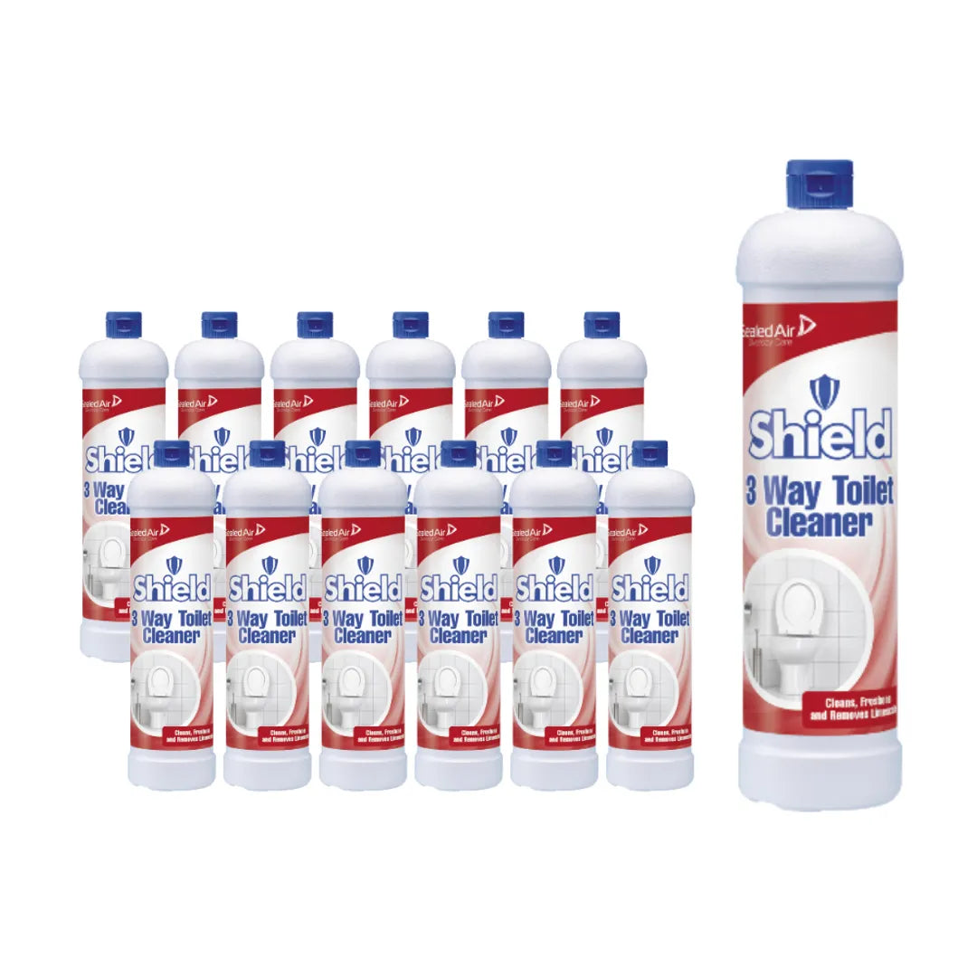 Shield Three Way Toilet Cleaner 12 x 1L