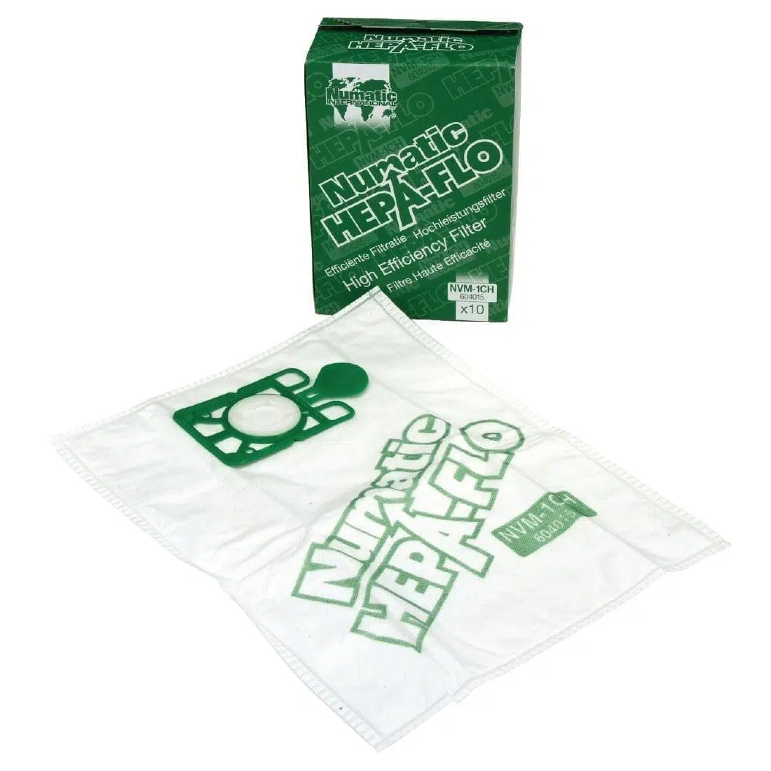 Numatic Spare Hoover Bags for Basil/Henry/James – Pack 10