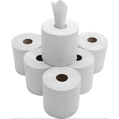 2 Ply White 150m 175mm Centrefeed - Embossed